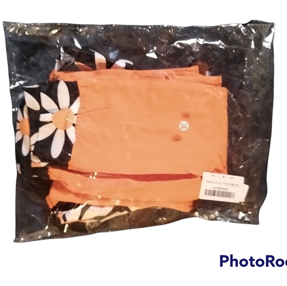 New Orange Daisy 3pc Set 18-24 Month - Picture 3 of 3